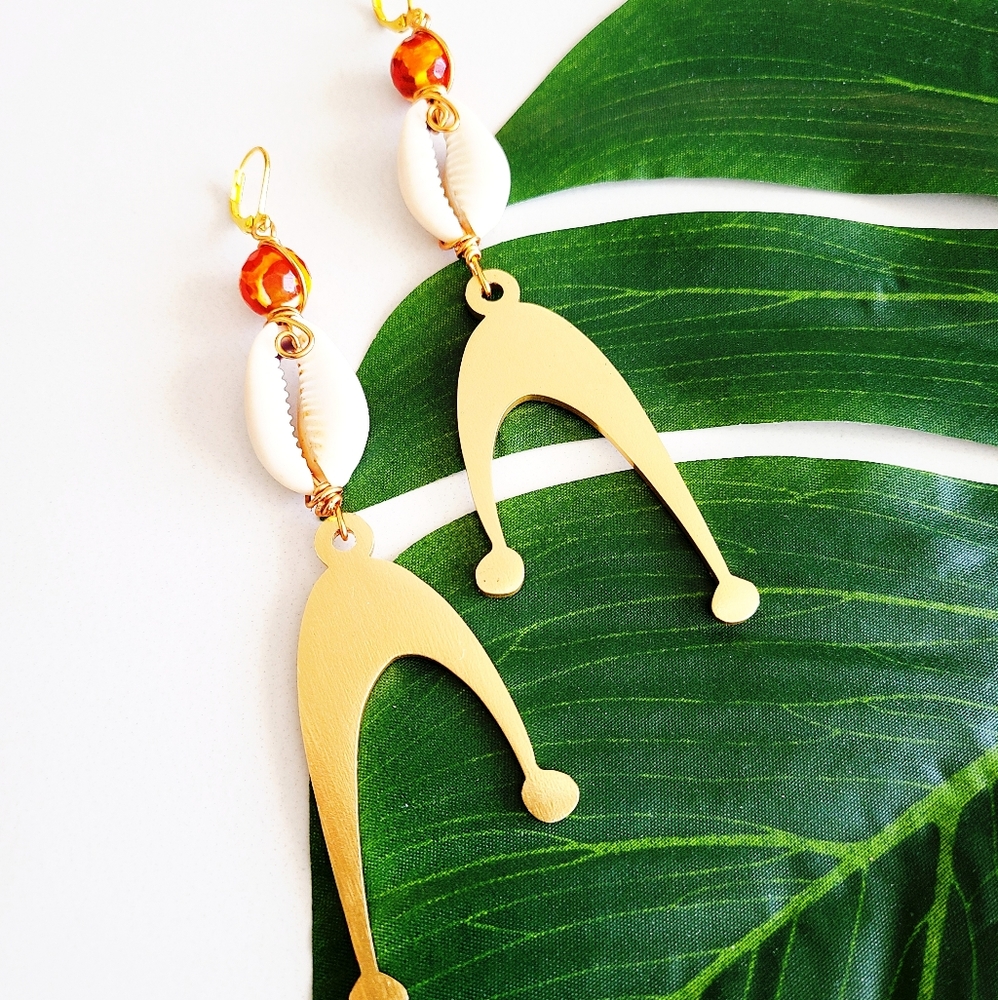 Cowrie Shell Earrings